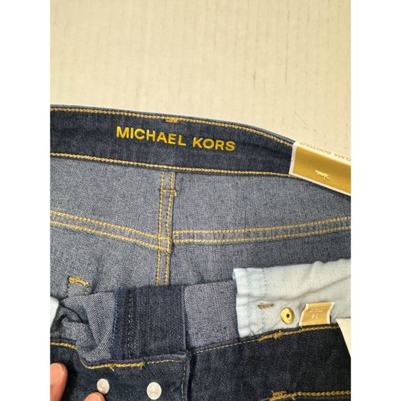 Michael Kors NWT Sz 14 Higher Rise Selma Boot Cut Jeans - Picture 8 of 14